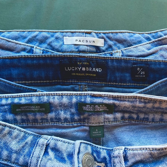 BUNDLE OF 3 PAIRS OF JEANS - Picture 6 of 7